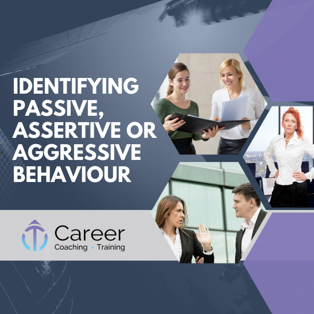 Identifying Passive, Assertive or Aggressive Behaviour