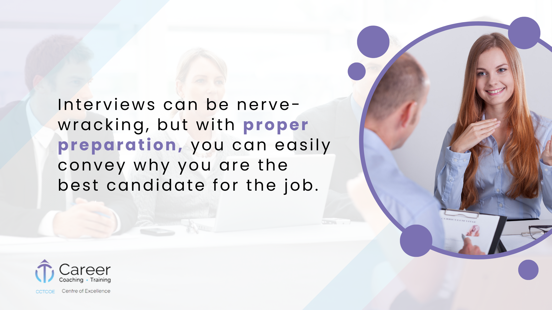 Interviews can be nerve-wracking, but with proper preparation, you can easily convey why you are the best candidate for the job.