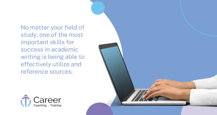 No matter your field of study, one of the most important skills for success in academic writing is being able to effectively utilize and reference sources.