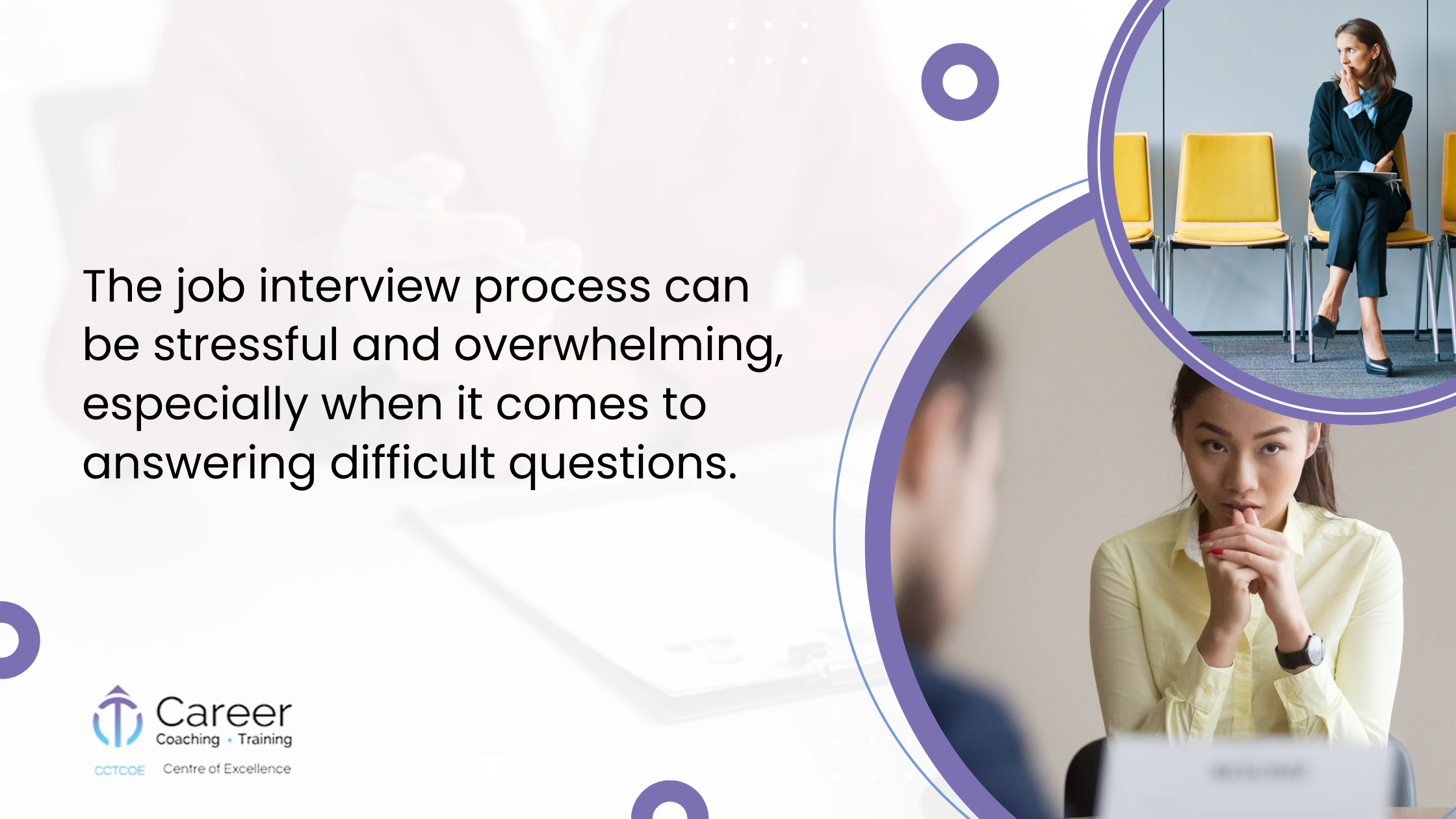 The job interview process can be stressful and overwhelming, especially when it comes to answering difficult questions.